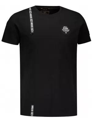 Herren-T-Shirt KIXMI SIMEON SCHWARZ