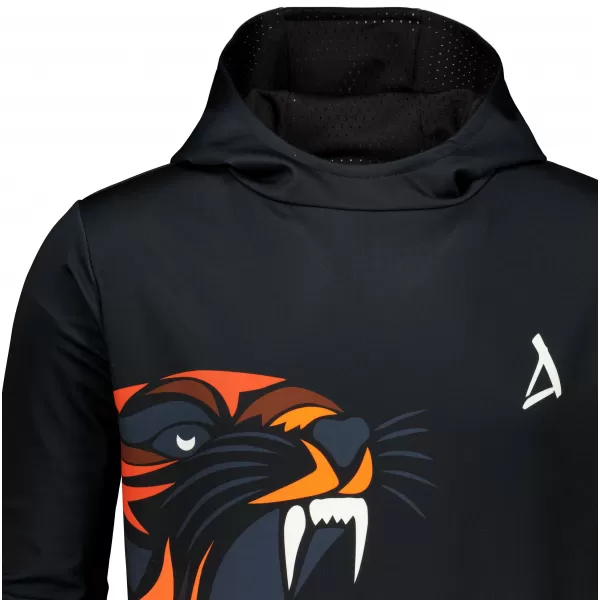  Hochwertiges Funktions-Sweatshirt für Herren ALTISPORT VOJ/ALM029MI01 SCHWARZ-ORANGE 