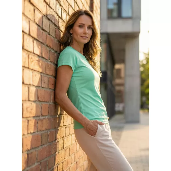  Funktions-T-Shirt für Damen ALTISPORT NoPrint NP/ALW041 MINZE 