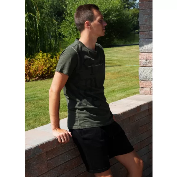  Herren-T-Shirt KIXMI SANDER KHAKI 