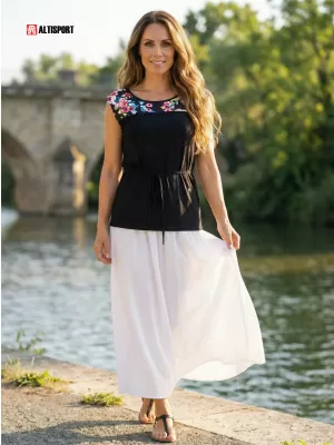 Damen-T-Shirt KIXMI SELLY SCHWARZ