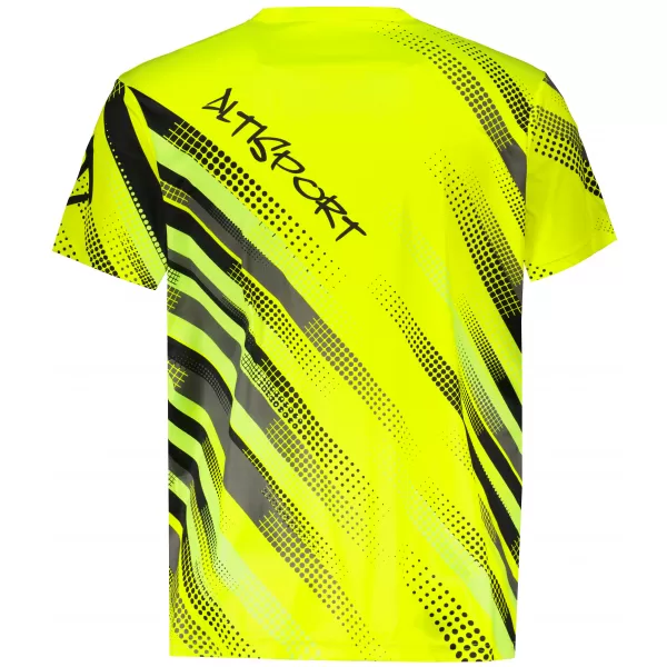  Funktionelles Premium-T-Shirt für Herren ALTISPORT VOJ/ALM028TR01 NEON GELB 