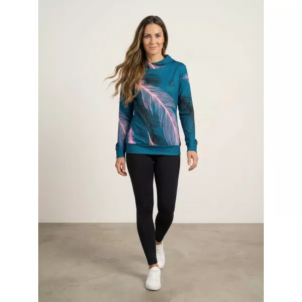  Hochwertiges Funktions-Sweatshirt für Damen ALTISPORT VOJ/ALW001MI01 PETROL/HELLROSA 
