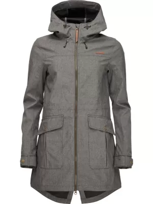Softshell-Mantel für Damen LOAP LAVILA SFW2402 GRAU
