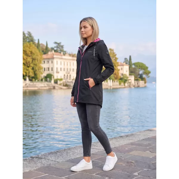  Damenjacke ALTISPORT CHELSIE SCHWARZ/ROSA 