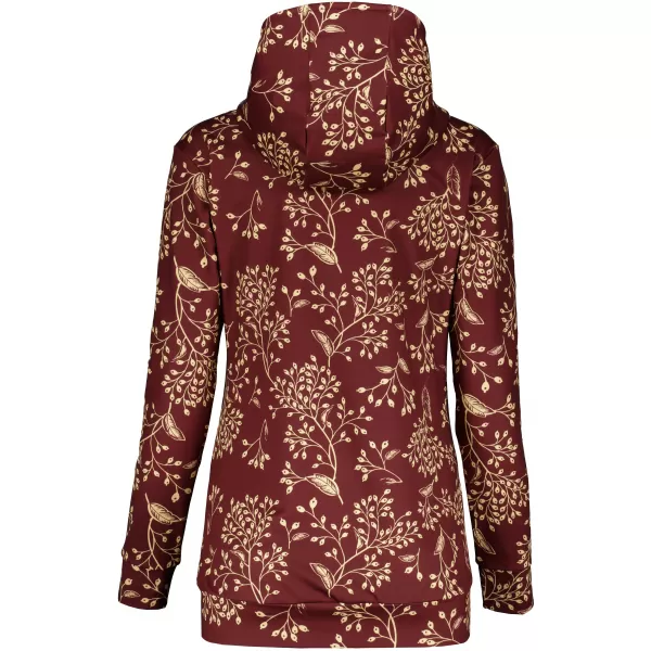  Hochwertiges Funktions-Sweatshirt für Damen ALTISPORT VOJ/ALW025MI01 BURGUND 