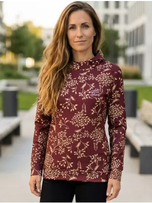 Hochwertiges Funktions-Sweatshirt für Damen ALTISPORT VOJ/ALW025MI01 BURGUND