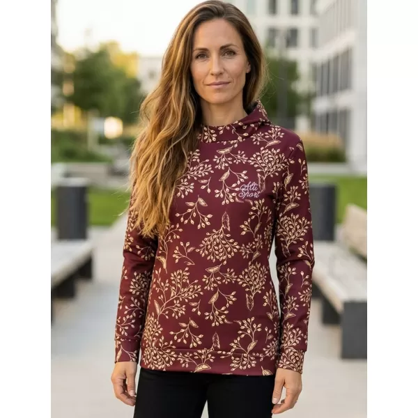  Hochwertiges Funktions-Sweatshirt für Damen ALTISPORT VOJ/ALW025MI01 BURGUND 