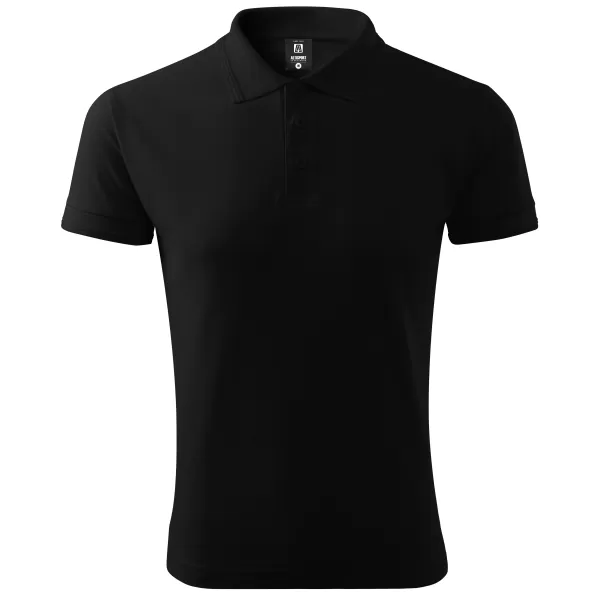  Herren-T-Shirt mit Kragen ALTISPORT NoPrint NP/ALM302 SCHWARZ 