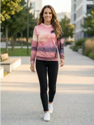 Hochwertiges Funktions-Sweatshirt für Damen ALTISPORT VOJ/ALW030MI01 ROSA
