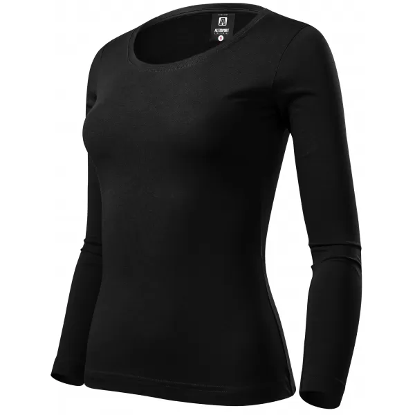  Damen-T-Shirt mit langen Ärmeln ALTISPORT NoPrint NP/ALW961 SCHWARZ 