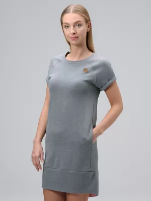 Kleid LOAP ECZANA CLW2406 GRAU