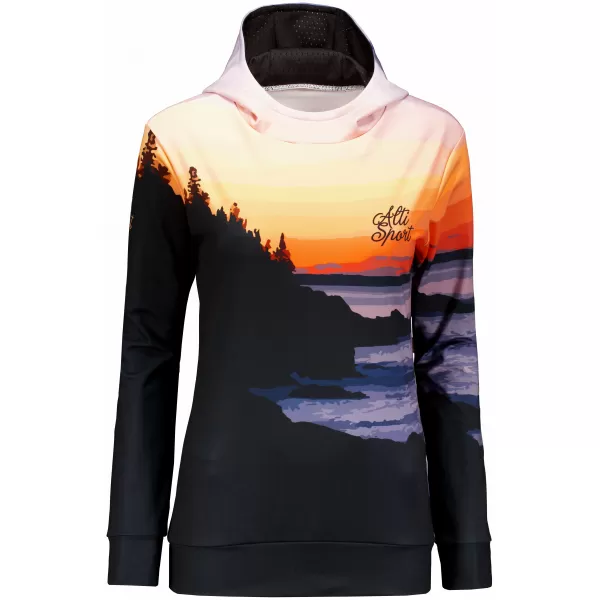  Hochwertiges Funktions-Sweatshirt für Damen ALTISPORT VOJ/ALW030MI01 BLAU 
