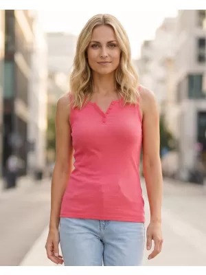 Damen-Tanktop SAM 73 MANUELA WT 901 HELLE HIMBEERE