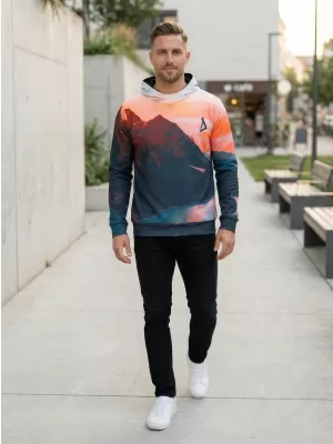 Hochwertiges Funktions-Sweatshirt für Herren ALTISPORT VOJ/ALM030MI01 ORANGE