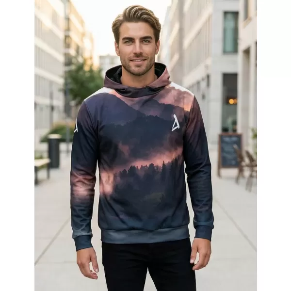  Hochwertiges Funktions-Sweatshirt für Herren ALTISPORT VOJ/ALM030MI01 LILA 