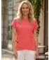 Damen-T-Shirt SAM 73 CRISTAL WT 916 HELLE HIMBEERE