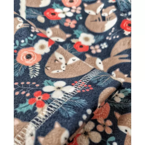  Fleece-Sweatshirt für Kinder WAMU LIŠKY DUNKELBLAU 