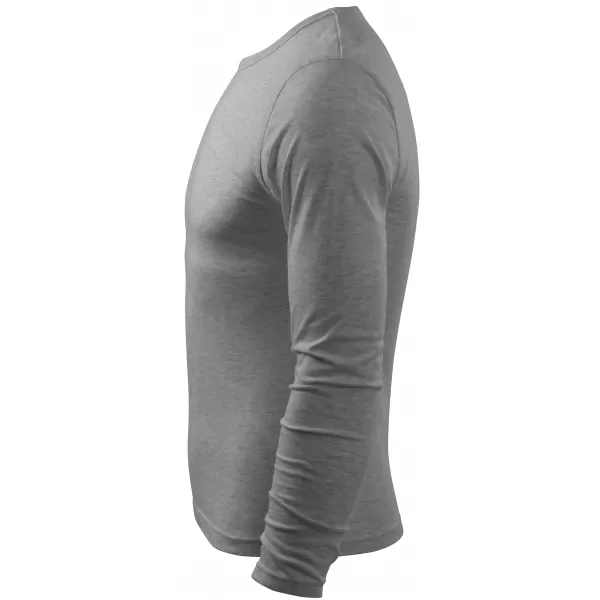  Herren-T-Shirt mit langen Ärmeln ALTISPORT NoPrint NP/ALM911 DUNKELGRAUE HIGHLIGHTS 