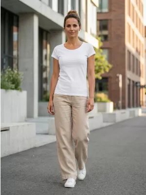 Damen-T-Shirt ALTISPORT NoPrint NP/ALW221 WEIß