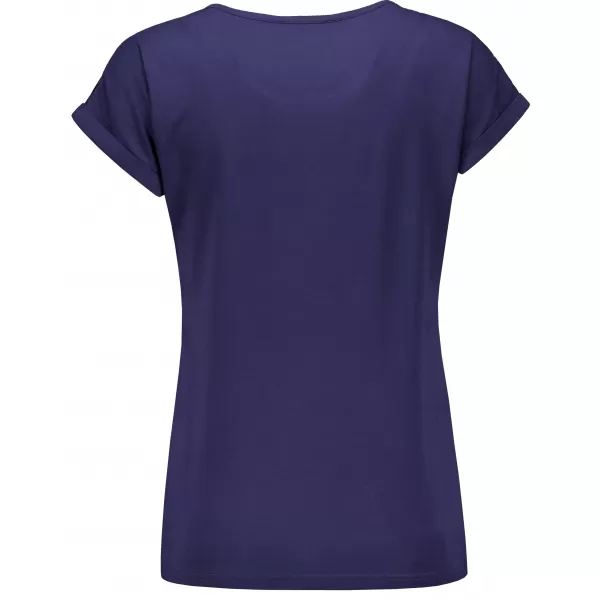  Damen-T-Shirt KIXMI SAKURA DUNKELBLAU 
