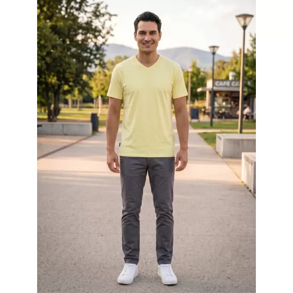  Herren-T-Shirt SAM 73 FIDEL MT 844 HELLGELB 