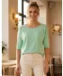Damen-T-Shirt SAM 73 CARLOTA WT 904 BASILIKUM