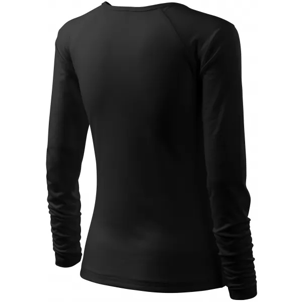 Damen-T-Shirt mit langen Ärmeln ALTISPORT NoPrint NP/ALW721 SCHWARZ 