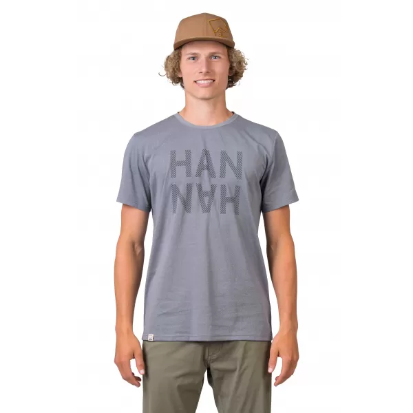  Herren-T-Shirt HANNAH GREM STAHLGRAUMELIERT/SCHWARZ 