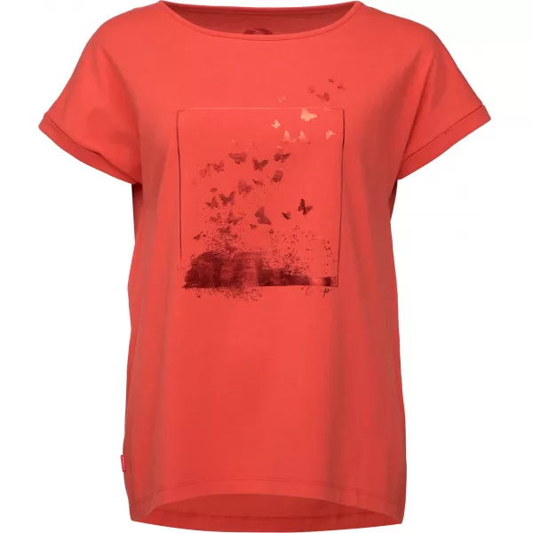  Damen-T-Shirt LOAP BAZALA CLW2440 ROT 
