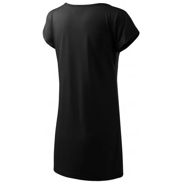  Langes T-Shirt für Damen ALTISPORT NoPrint NP/ALW321 SCHWARZ 