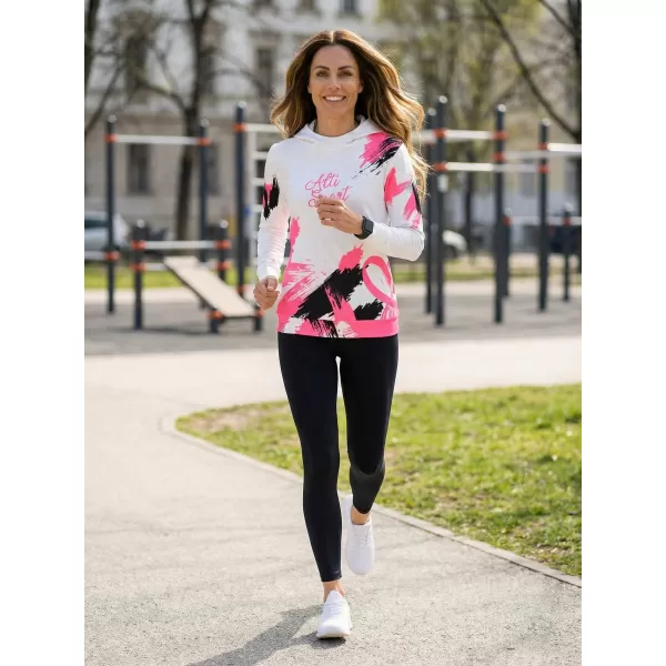  Hochwertiges Funktions-Sweatshirt für Damen ALTISPORT VOJ/ALW027MI01 WEIß 