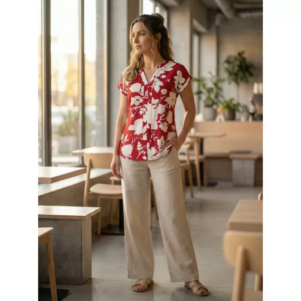  Damenbluse KIXMI SABINE BURGUND 