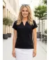 Damen-T-Shirt KIXMI SELENA SCHWARZ