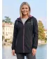 Damenjacke ALTISPORT CHELSIE SCHWARZ/ROSA
