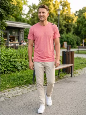 Herren-T-Shirt SAM 73 FORTUNATO MT 845 ROT