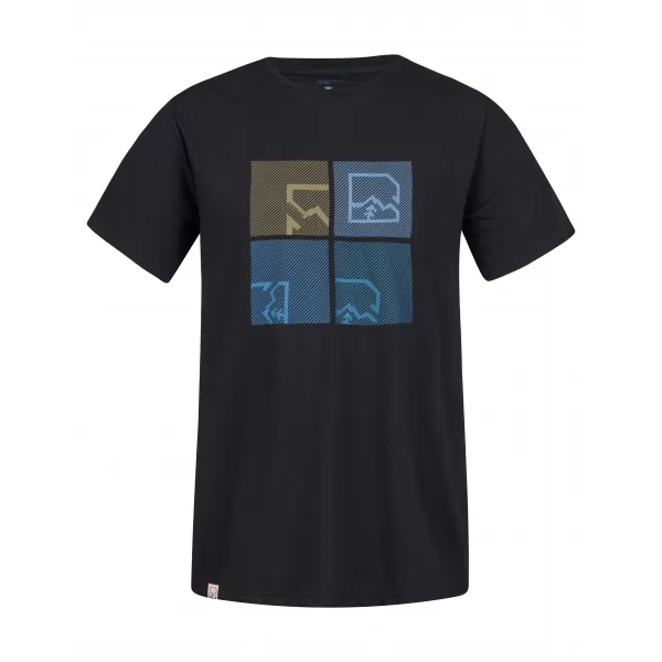  Herren-T-Shirt HANNAH RAMONE ANTHRAZIT/BLAU 