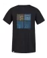 Herren-T-Shirt HANNAH RAMONE ANTHRAZIT/BLAU
