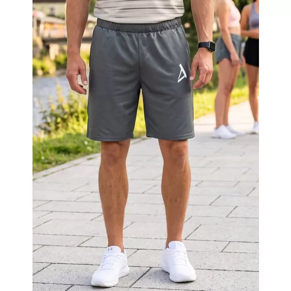  Hochwertige Funktionsshorts für Herren ALTISPORT VOJ/ALM013KRA01 GRAU 