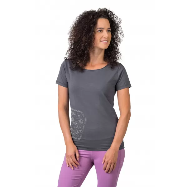  Damen-T-Shirt HANNAH ZOEY II ASPHALT 