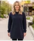 Erweitertes Damen-Sweatshirt SAM 73 LOLA WM 789 DUNKELBLAU