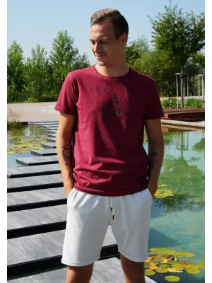 Herren-T-Shirt ALTISPORT CADMAN ROT