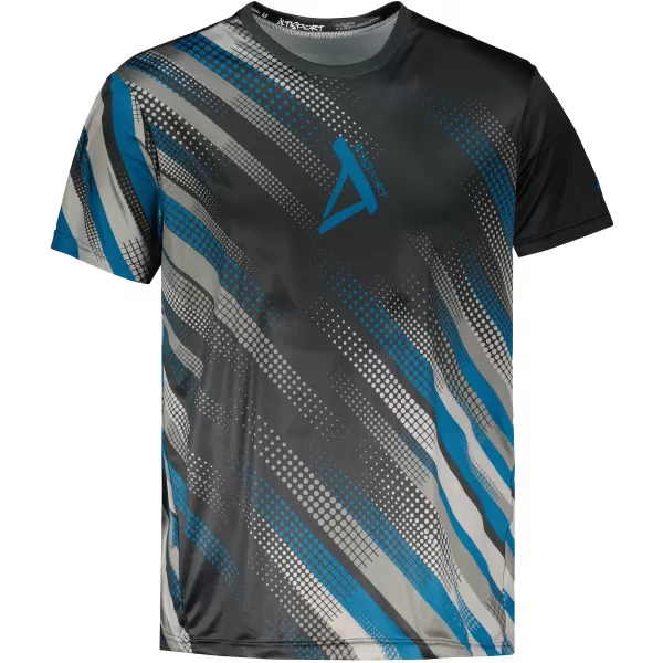  Funktionelles Premium-T-Shirt für Herren ALTISPORT VOJ/ALM028TR01 SCHWARZ UND BLAU 