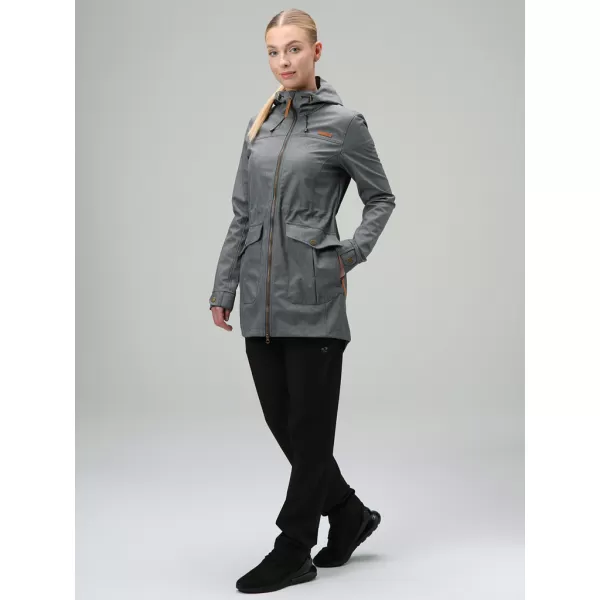  Softshell-Mantel für Damen LOAP LAVILA SFW2402 GRAU 