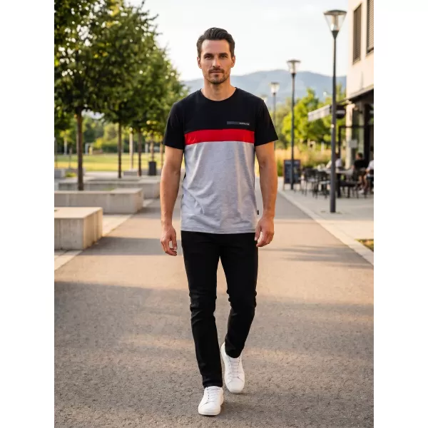  Herren-T-Shirt SAM 73 ERNESTO MT 840 HELLGRAU 