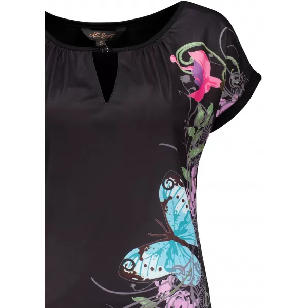  Damen-T-Shirt ALTISPORT CARINE SCHWARZ 