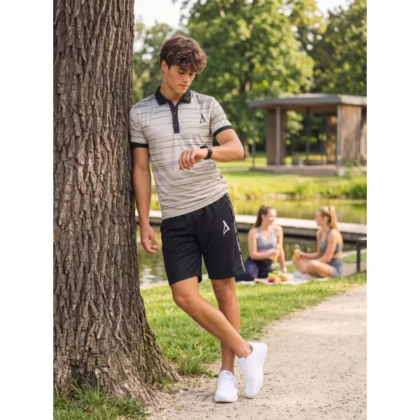  Hochwertige Funktionsshorts für Herren ALTISPORT VOJ/ALM021KRA01 SCHWARZ 