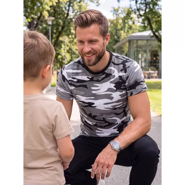  Herren-T-Shirt ALTISPORT NoPrint NP/ALM441 TARNGRAU 