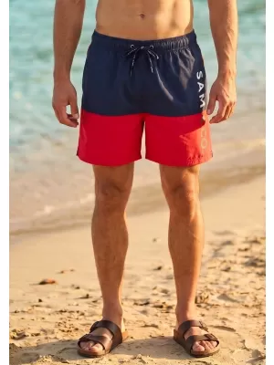 Badeshorts für Herren SAM 73 EDUARDO MS 818 ROT