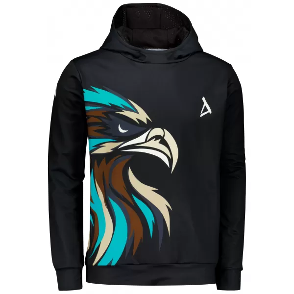  Hochwertiges Funktions-Sweatshirt für Herren ALTISPORT VOJ/ALM029MI01 SCHWARZ UND BLAU 
